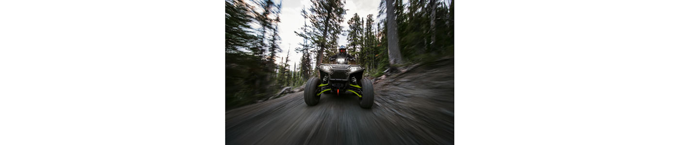 Se utilizar o seu quadriciclo para corridas